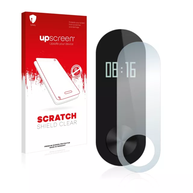 upscreen Schutz Folie für Xiaomi Mi Band 2 Kratzfest Anti Fingerprint Klar