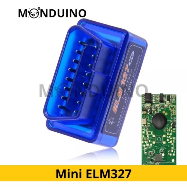 OBD2 Mini ELM327 Bluetooth V2.1 Scanner Diagnostique Voiture ORME 327 Lecteur