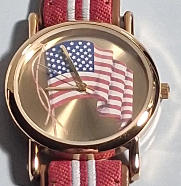 New Old Stock AVON American Flag WATCH, RARE