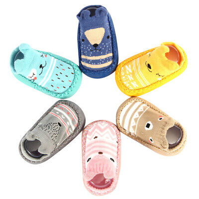 Newborn Baby Girl Kid Toddler Infant No-Slip Shoes Boy Soft Slipper Floor Socks
