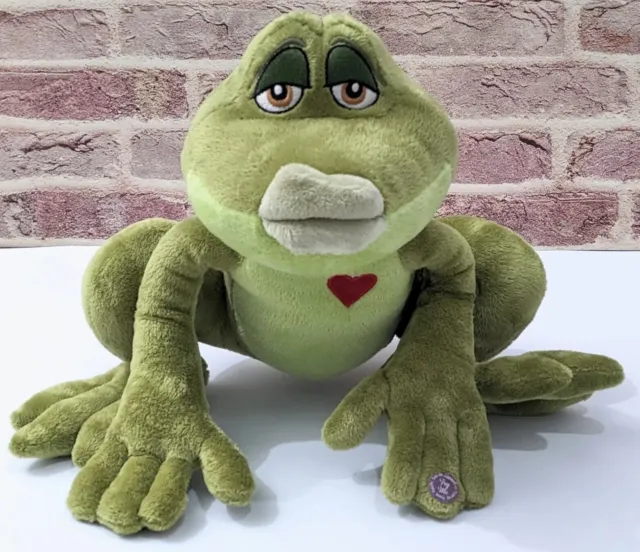 DISNEY EXCLUSIVE PRINCESS & The Frog Talking Kissing Prince Naveen Soft Toy  £19.99 - PicClick UK