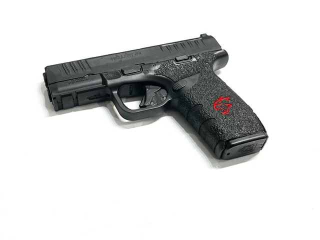 HANDLEITGRIPS Tactical Rubber Grip Tape For Glock 30SF – Textured, Black, Made In USA