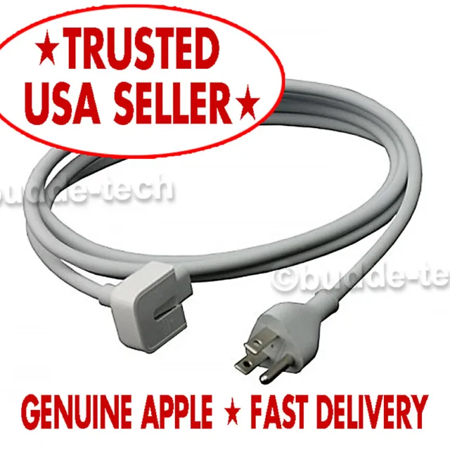 Apple Macbook Pro 6ft Power AC Adapter Power Extension Cable Cord 100% Genuine