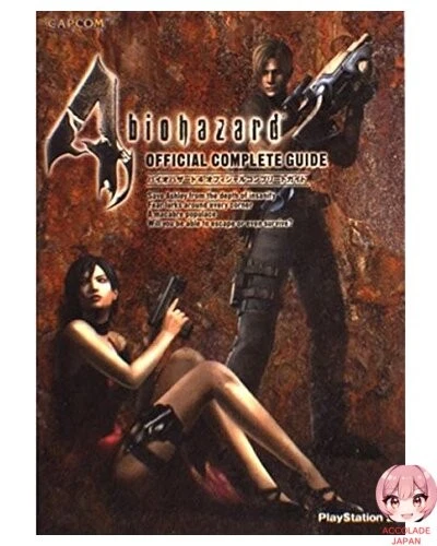 JAPAN Resident Evil 4 Biohazard Clear Navigation Book CAPCOM