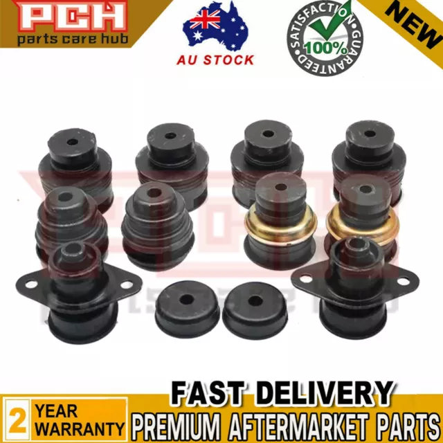 Body Mount Bush Kit For Nissan Patrol GU Y61 LWB Wagon x 12pcs