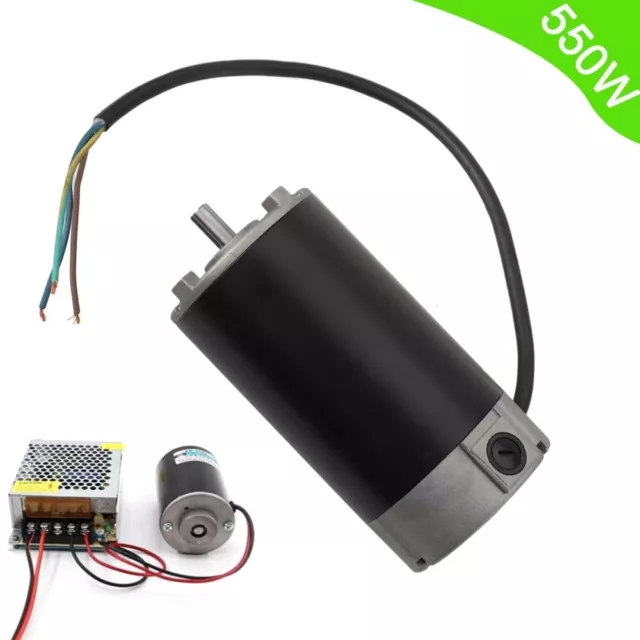 550W Mini-Drehmaschinenmotor 6000 U/min Hochgeschwindigkeits DC Motor 2