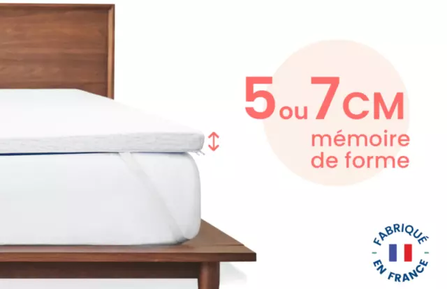 Surmatelas l'Original 5 cm Mello – Reconditionné 140X190