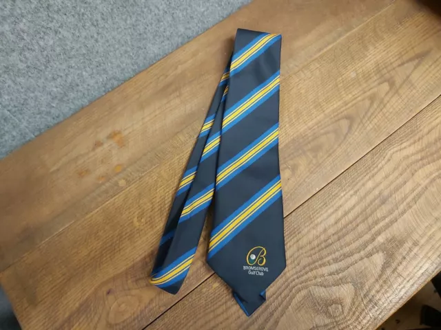 CH Munday Navy Blue Bromsgrove Golf Club Logo Neck Tie