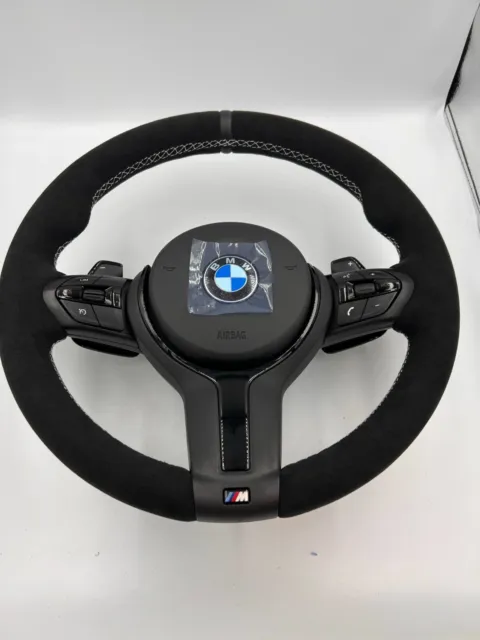 BMW M SPORT F15 F16 F25 F26 F30 STEERING WHEEL BRAND NEW Alcantara