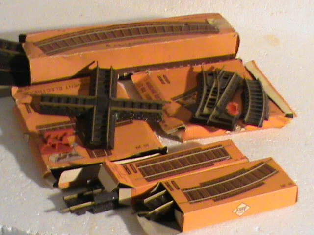 Rails Et Aiguillages Jouef Pour Train Miniature - Lot Avec Aiguillage 4185 Et Croisement 4849, Occasion