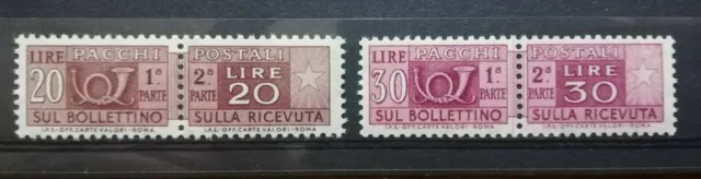 Francobolli Italia 1973 - Pacchi Postali - 2 valori Nuovi MNH