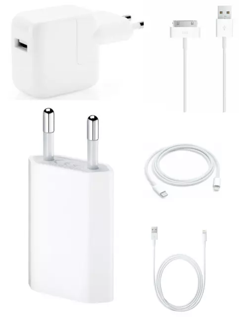 Apple iPad Ladegerät Netzteil 5W 12W 20W USB Power Adapter MD836ZM/A1m-2m Kabel