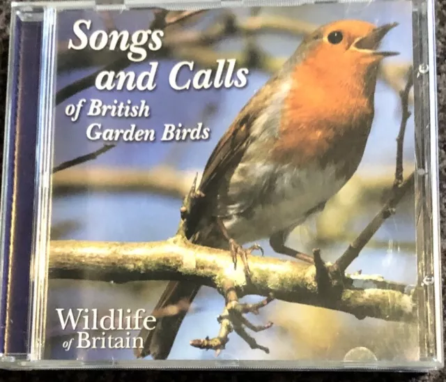 Songs And Calls Of British Garden Birds ~ Cd Album Wildlife Of Britain Cd Album
