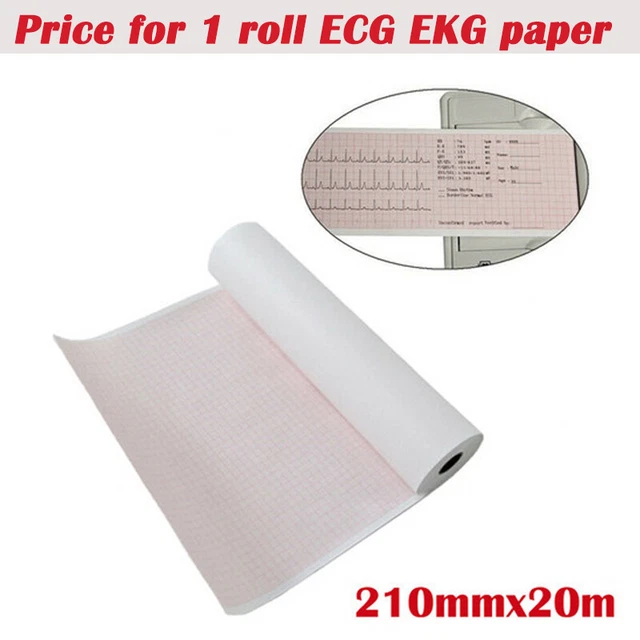 ECG EKG ELECTROCARDIOGRAPH Paper Patient Monitor 210MM*20M Thermal ...