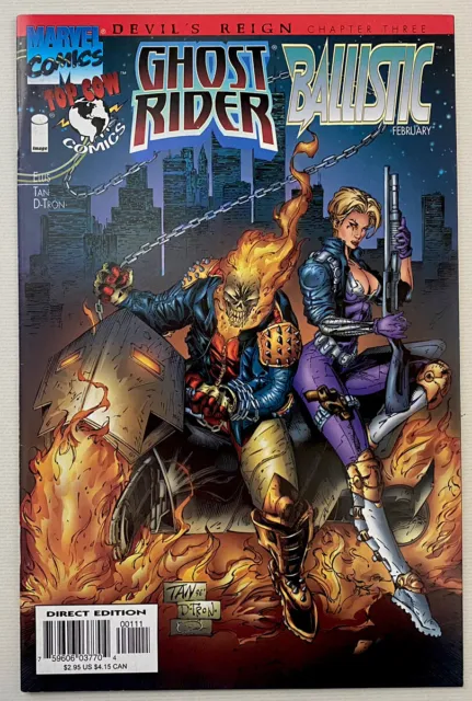 Devil's Reign Chapter 3 Ghost Rider Ballistic Marvel Top Cow Image Comics 1997
