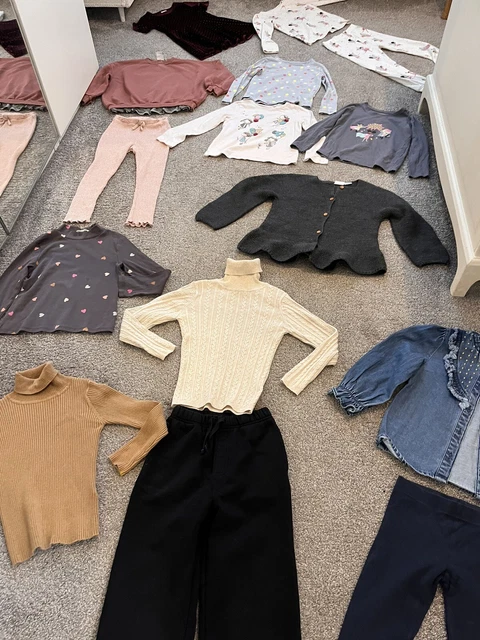Bundle Girls Winter Clothes Age 4-5 Years Zara Next River Island