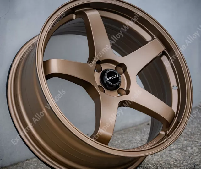 18 " Bronze GTR Roues Alliage Pour Honda Accord Civic De Sol Integra Jazz 4x100