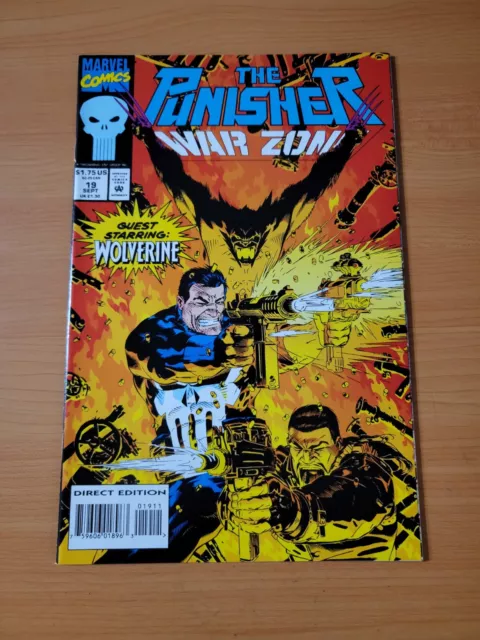 Punisher War Zone #19 Direct Market Edition ~ NEAR MINT NM ~ 1993 Marvel Comics
