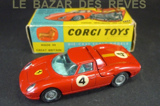 Politoys M N°525 – Ferrari 250 Le Mans Pininfarina 1/43 – Bon état