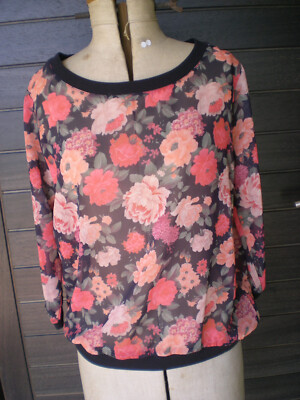 chemisier haut femme T42 vintage année 90