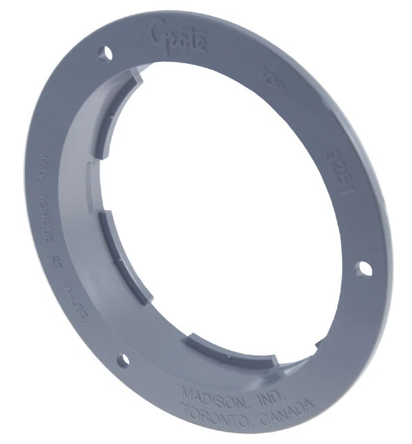 Grote 92511 Gray Theft-Resistant Flange For 4" Round Lights