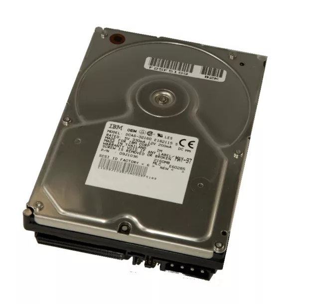 IBM Ultrastar 2ES DCAS-32160 P/N:09J1036 2.16 GB