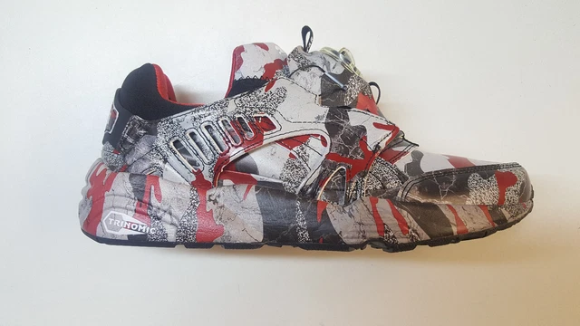 CHAUSSURES HOMME PUMA Disc Blaze Camo X Trapstar Londres rouge