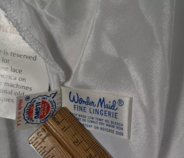 Wondermaid Fine Lingerie Slip ILGWU Vintage 34 Boscov's Pennsylvania NWTs 70's