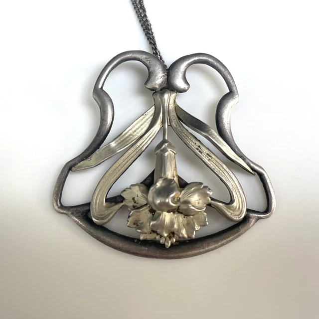 Collier Ethnique Art Nouveau - Perles D'ambre Naturelles - Créateur - Ancien