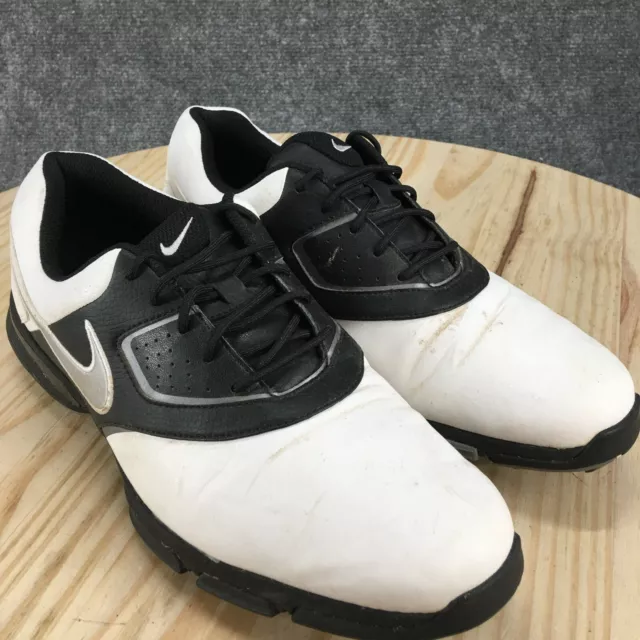 Nike Shoes Mens 9W Heritage III Golf Sneakers White Lace Up Round Toe 552070-100 3