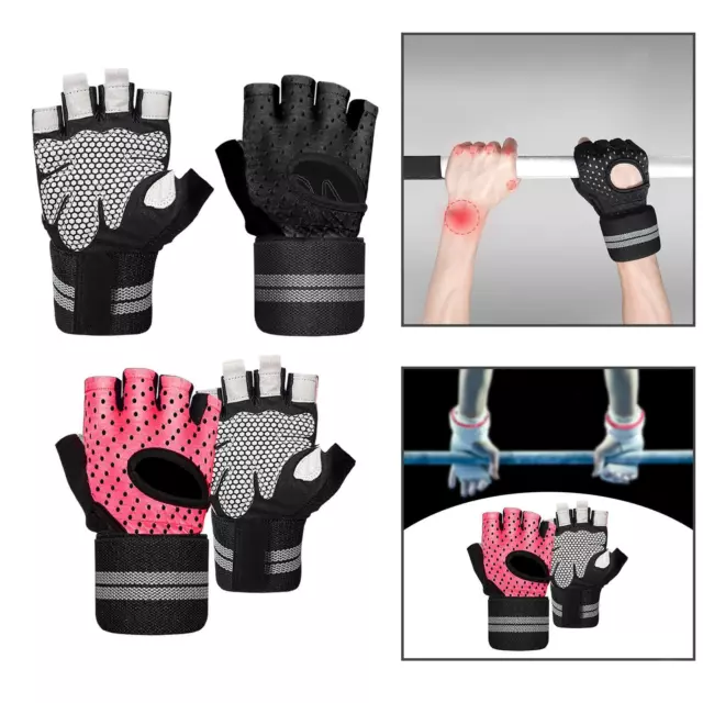 Gants de sport demi-doigt, mitaines pour hommes et femmes, gants de vélo, gants