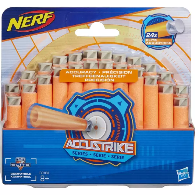 Nerf N-Strike Elite AccuStrike Series 24-Pack Refill New Kids Childrens Hasbro