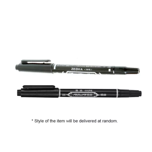 Anself 10ST Dual   Haut Scribe Schablone Marker Pen H6A7