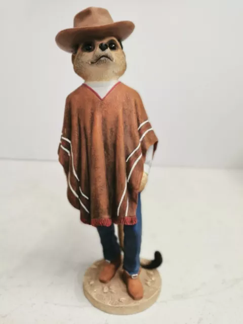 Magnificent Meerkats Cowboy Figurine