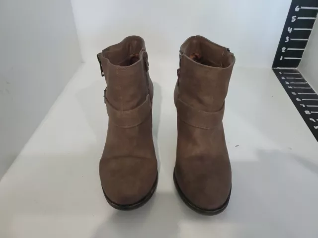 Madden Girl Womens Brown Ankle Boots Size 7.5 M