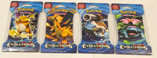 Pokemon TCG XY Evolutions Sleeved Booster Art Set