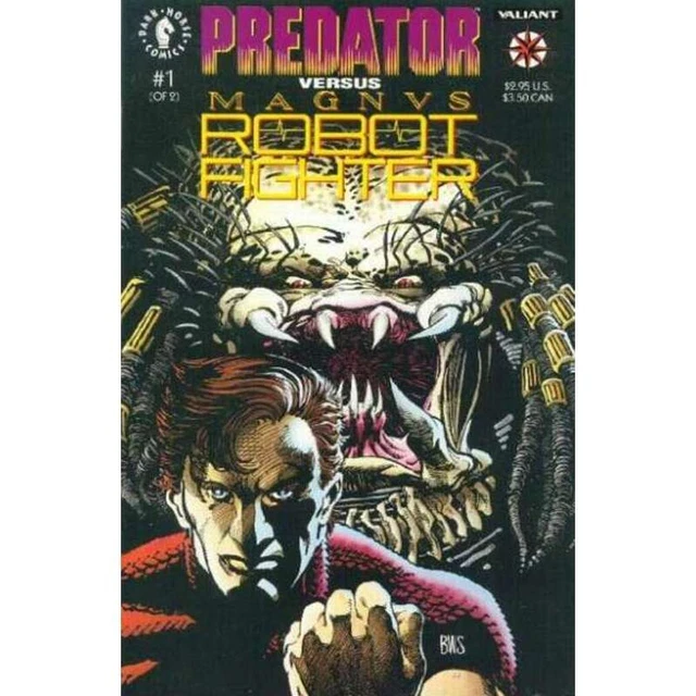 Predator vs. Magnus Robot Fighter #1 in NM minus cond. Dark Horse comics [o%