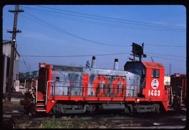 Original Rail Slide - ICG Illinois Central Gulf 1483 Chicago IL 9-6-1987