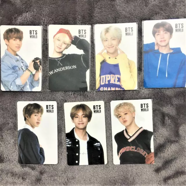 BTS WORLD OST ALBUM Official Coupon double Photocard Photo Card PC F/S