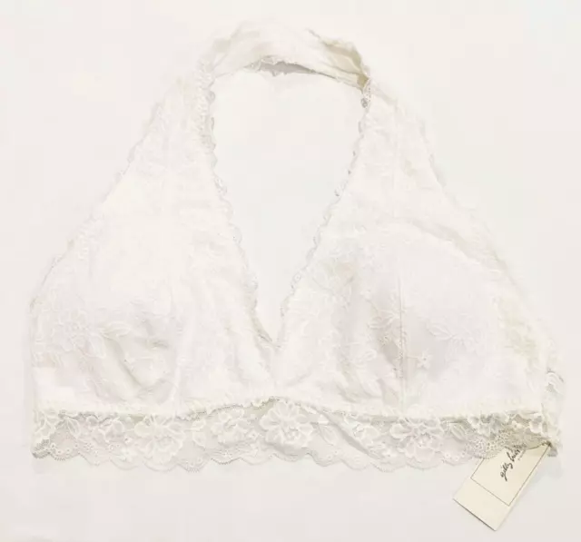 GILLY HICKS HOLLISTER Baby Pink lace bralette size NEVER WORN £5.99 -  PicClick UK