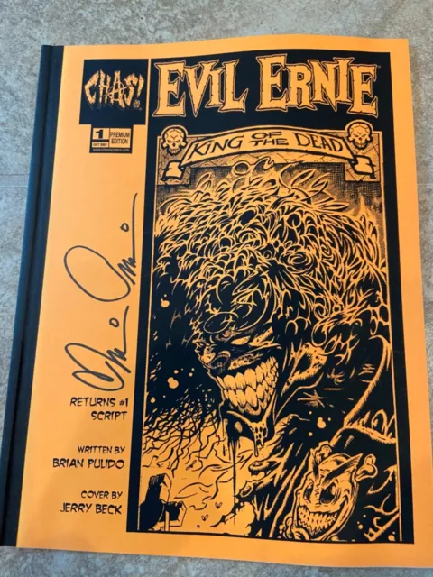 Evil Ernie "king of the dead" returns premium edition script limited to 250