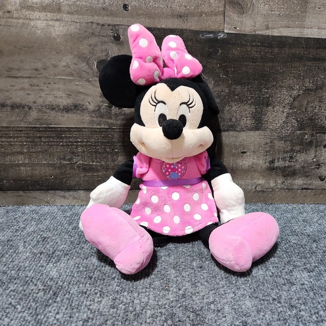 DISNEY MINNIE MOUSE Singing Talking Bowtique Talking Doll Toy Plush 14