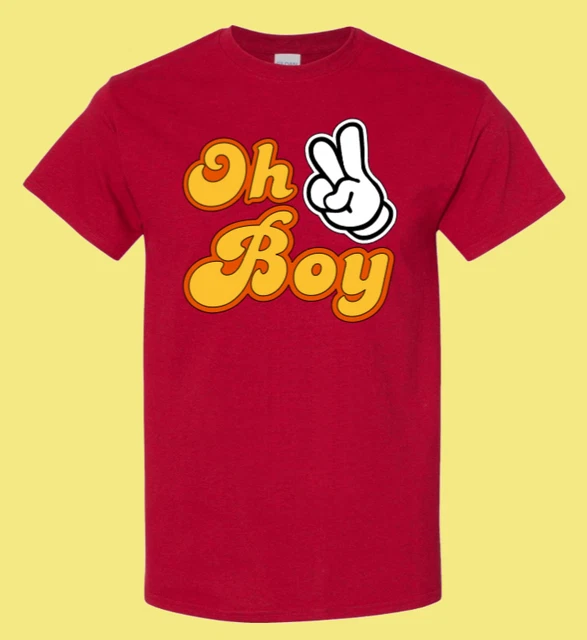 Disney World Mickey Mouse Oh Boy T-Shirt custom unisex men women vintage shirt