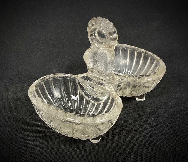 Saladier En Verre En Forme De Pomme - Vintage Années 1920-1949, Occasion Très Bon état