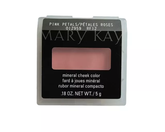 Mary Kay Mineral Cheek Blush Color PINK PETALS Shade Magnetic 0.18 oz / 5 g NIP