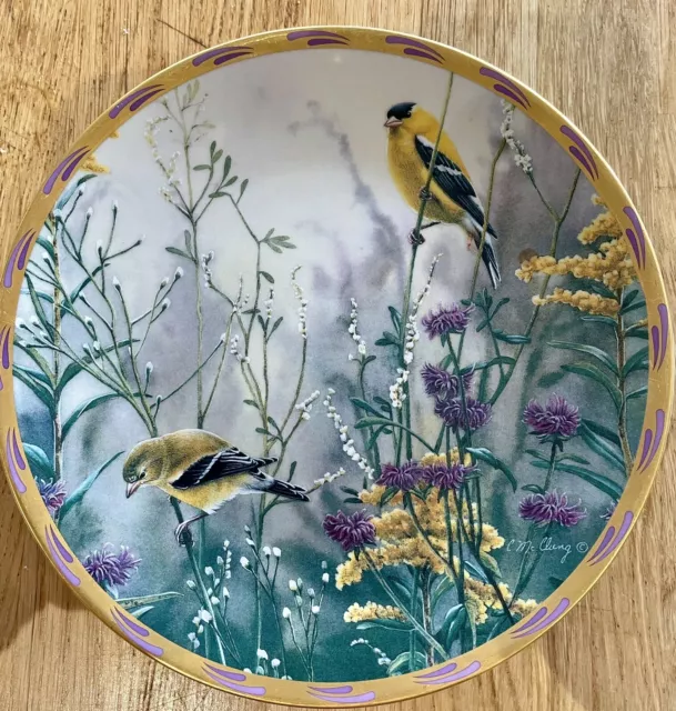 Vintage 1992 Lenox "Golden Splendor" Plate From Nature's Collage Collection