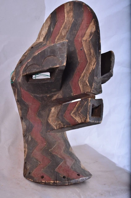 African tribal art, Songye mask  from Democratic Republic of Congo
