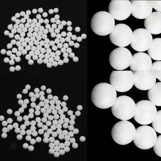 300pcs Mixed Modelling Styrofoam Ball Solid Spheres for Kids Painting Craft