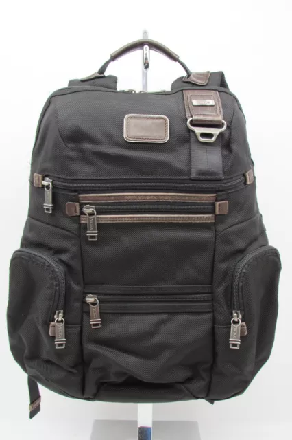 Tumi Alpha Bravo Knox Black Ultra-tough Ballistic Nylon Backpack Handbag Purse