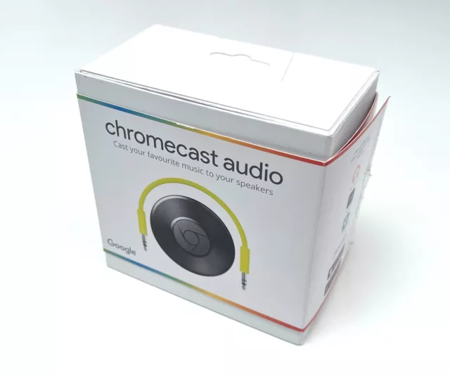 Google Chromecast Audio 2nd Generation Media Streamer - Black